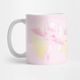 Kawaii japanese girl with horns - Demon - Akuma - Cute girls Mug